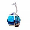 The Christmas Palace 3" WHITE & BLUE SKI LIFT GONDOLA 1:32 SCALE