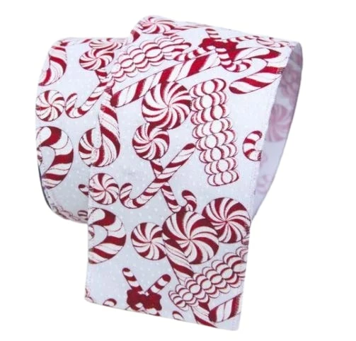 Top 10 π The π Christmas Palace 4" X 10YD PEPPERMINT SWEET RIBBON Ribbon & Bows β€οΈ 1 The Christmas Palace 4" X 10YD PEPPERMINT SWEET RIBBON Ribbon & Bows