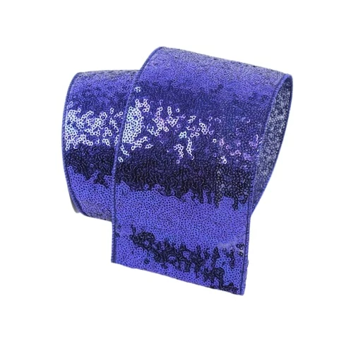 Top 10 π The π Christmas Palace All About The Blues 4" X 10YD BLUE SEQUIN GLITTER RIBBON 𧨠1 The Christmas Palace All About The Blues 4" X 10YD BLUE SEQUIN GLITTER RIBBON