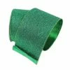 The Christmas Palace 2.5" X 10YD GREEN GLITTER STRIPE RIBBON