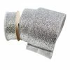 The Christmas Palace 4" X 10YD SILVER GLITTER MAGIC RIBBON