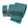 The Christmas Palace Ribbon & Bows 4" X 10YD PEACOCK GLITTER MAGIC RIBBON