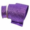 The Christmas Palace 4" X 10YD PURPLE GLITTER MAGIC RIBBON Ribbon & Bows