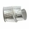 The Christmas Palace 4" X 10YD SILVER CRUSHED FOIL RIBBON Ribbon & Bows