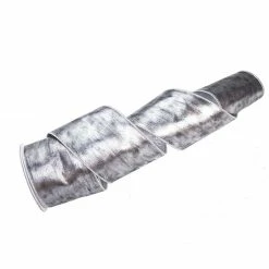 The Christmas Palace 4" X 10YD METALLIC SILVER RIBBON