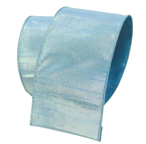 Discount 𧨠The π Christmas Palace 4" X 10YD SHINY ARCTIC BLUE RIBBON Ribbon & Bows π 1 The Christmas Palace 4" X 10YD SHINY ARCTIC BLUE RIBBON Ribbon & Bows