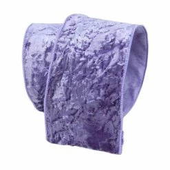 The Christmas Palace 4" X 10YD VIOLET VELVET RIBBON