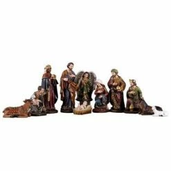 The Christmas Palace 12" NATIVITY SET OF 11 PIECES Nativity & Stables