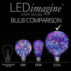 The Christmas Palace G125 COLOR CHANGE RGB FAIRY LIGHT BULB