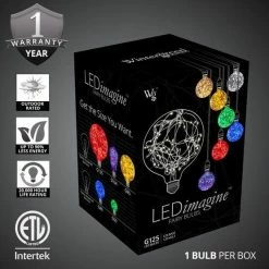 The Christmas Palace G125 COLOR CHANGE RGB FAIRY LIGHT BULB