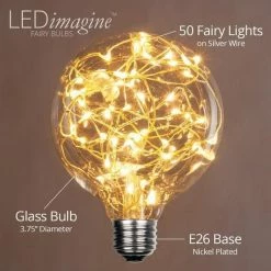 The Christmas Palace G95 WARM WHITE LED FAIRY BULB