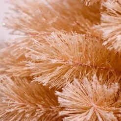 The Christmas Palace 8 FT PARIS FIR SNOWY PINK UNLIT CHRISTMAS TREES