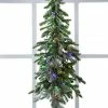 The Christmas Palace CHRISTMAS TREES 3 FT WINTER FROST ALPINE TREE PRE LIT